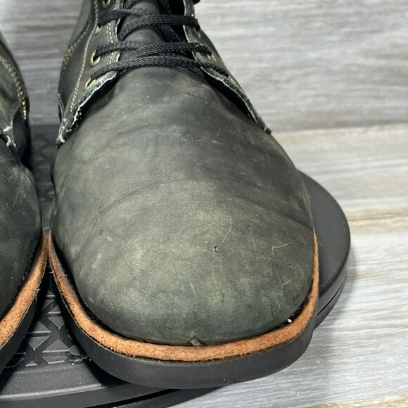 Timberland men's district Back Leather Zip Up Ankle Boots Size 12 - Picture 3 of 12